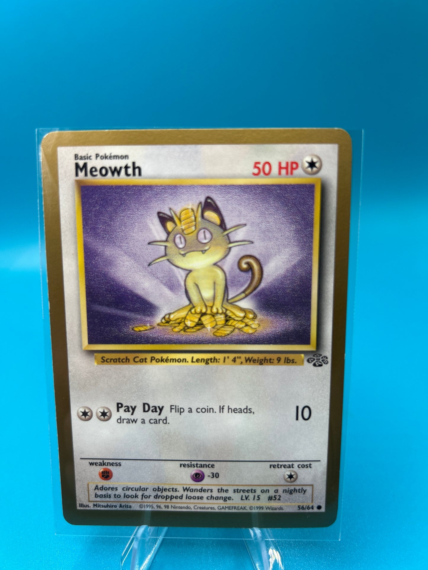 Meowth gold border